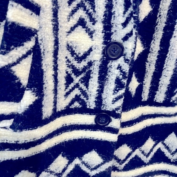 Forever 21 Navy White Wool Blend Blazer - Picture 4 of 8